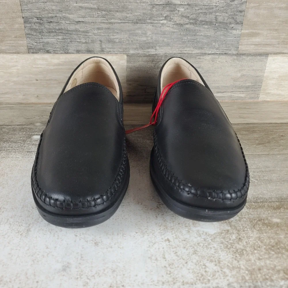 Pikolinos Marbella M9A-3111 Mens Loafers Sz 8 Black Leather Slip On Round Toe
